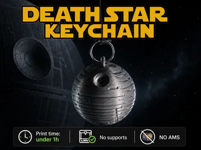 Death Star Keychain - Compact May the 4th Edition