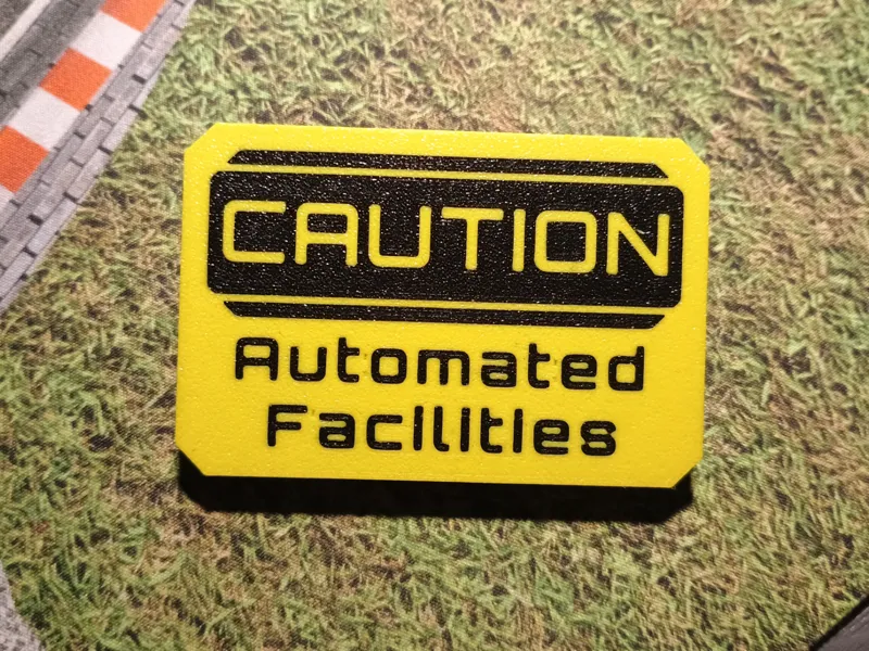 Scrap mechanic CAUTION sign