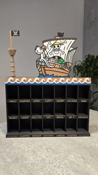 Escenografía en miniatura: One Piece Kinder Joy Aufsteller, Display, Diorama — vista de referencia 3