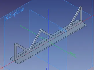 Template for Installing 9.6 cm Furniture Handles
