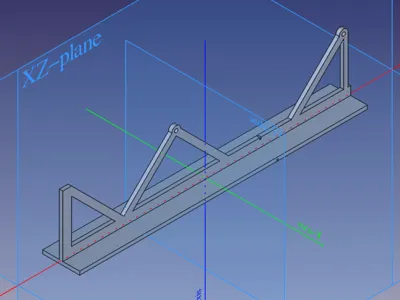 Template for Installing  9.6 cm Furniture Handles
