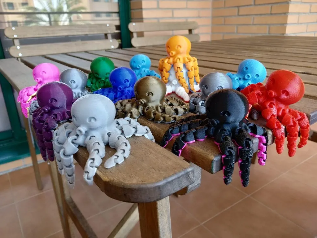 Cute Mini Octopus view 3