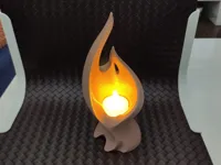 Bougeoir flamme LED pour photophore — photo 2