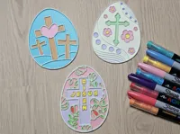 Pack créatif œufs de Pâques « Jesus Love » à colorier — photo 4