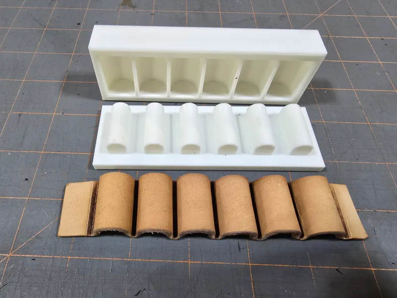 Leather Ammo Holder Wet-Mold Form
