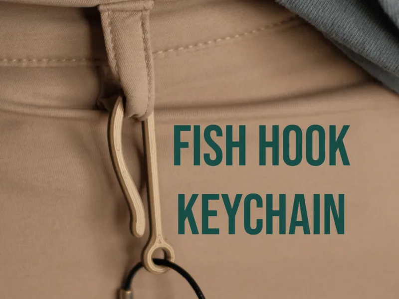 Fish Hook Keychain
