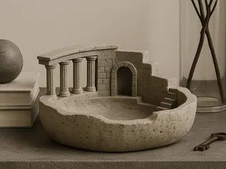 Ancient Ruins Catch-All Bowl