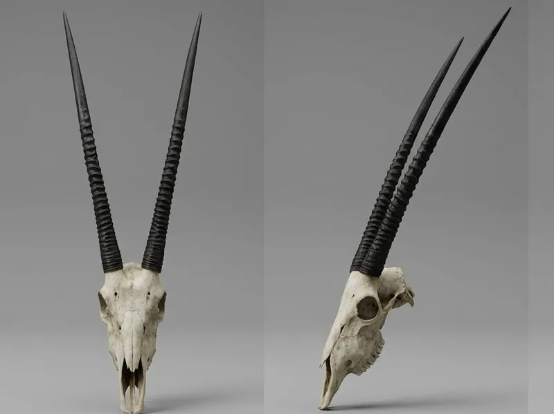 Oryx (Gemsbok) Skull Mini