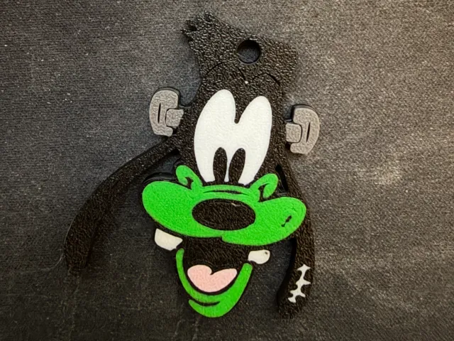Halloween Goofy Frankenstein Keychain or Earring