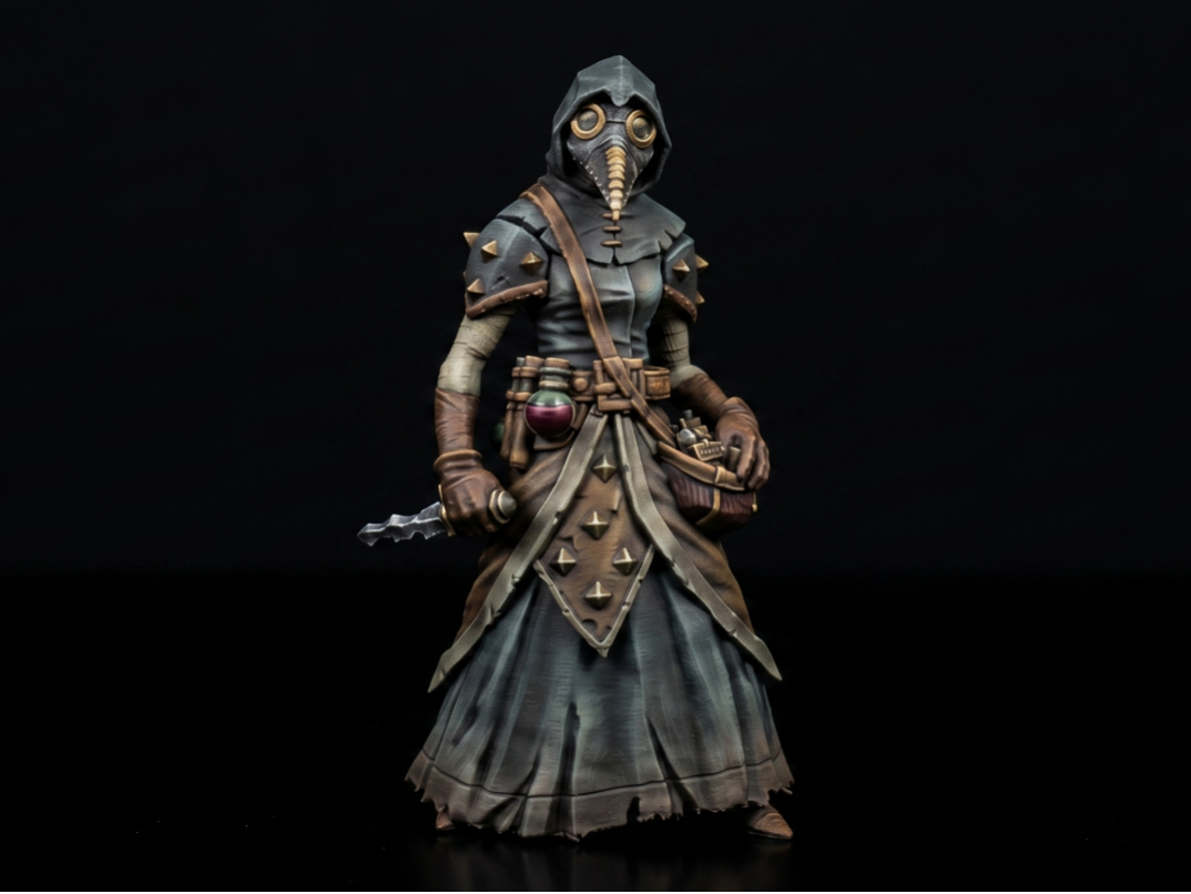 The Plague Doctor (Paracelsus) - 110mm Figure