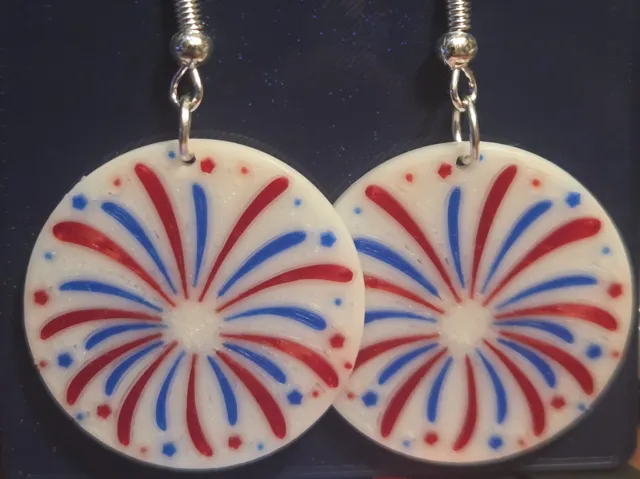 star spangled earrings