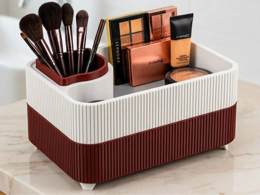 Soporte: Aura Luxe Support-Free Modular Makeup Hub. Referencia del modelo original.