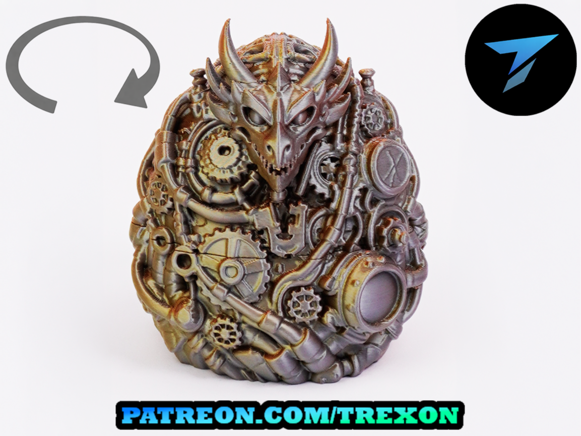 Steampunk Dragon Egg Box