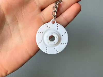Brake Disc Keychain