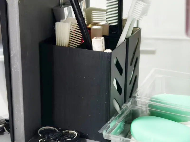 浴室梳子牙刷立式收纳盒Bathroom Storage Box