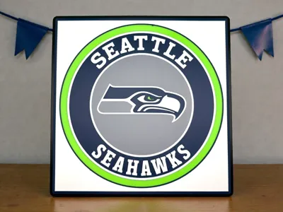 Seattle Seahawks Inspired Layered Print - Free 3D Print Model - MakerWorld