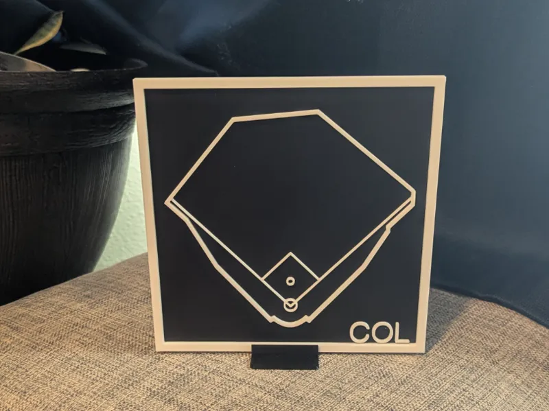 Colorado Rockies Coors Field Stadium Display