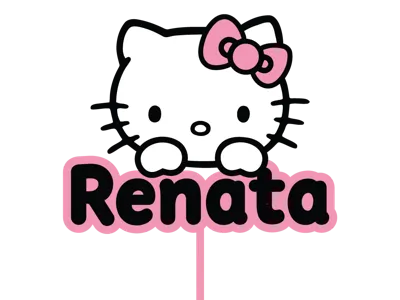 Cake Topper Hello Kitty