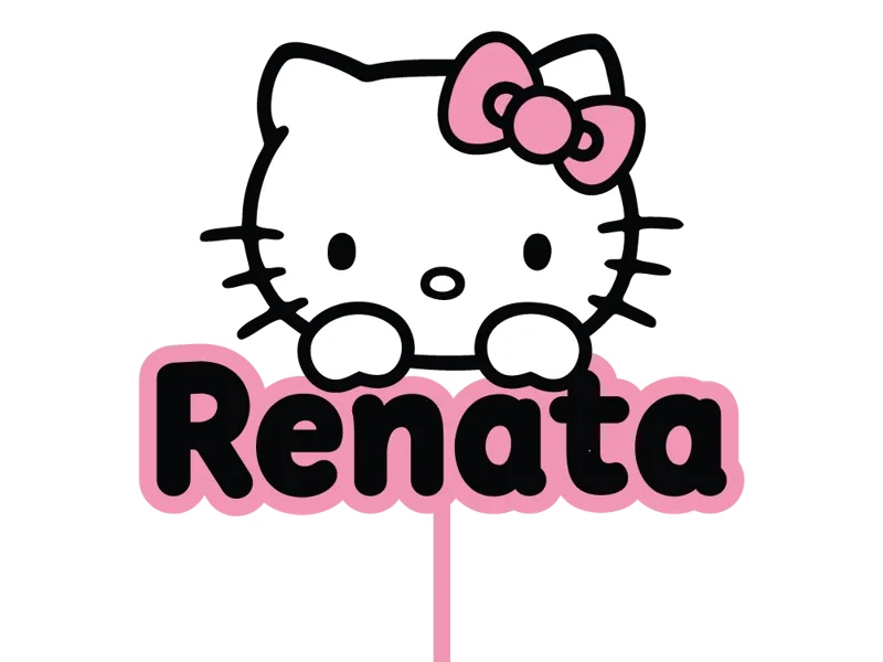 Cake Topper Hello Kitty