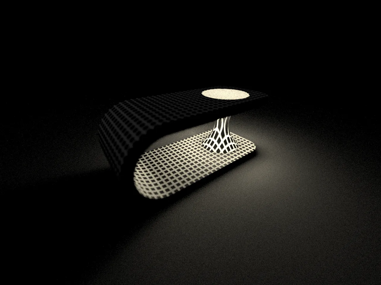 Wormhole Night Lamp - LED Lamp Kit 001 view 3