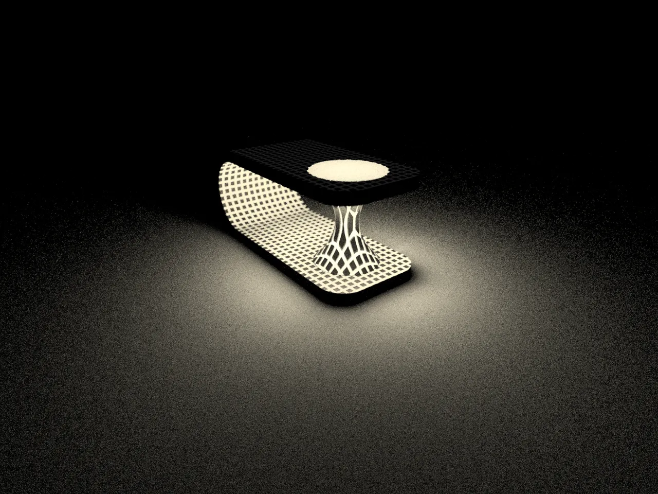 Wormhole Night Lamp - LED Lamp Kit 001 view 4