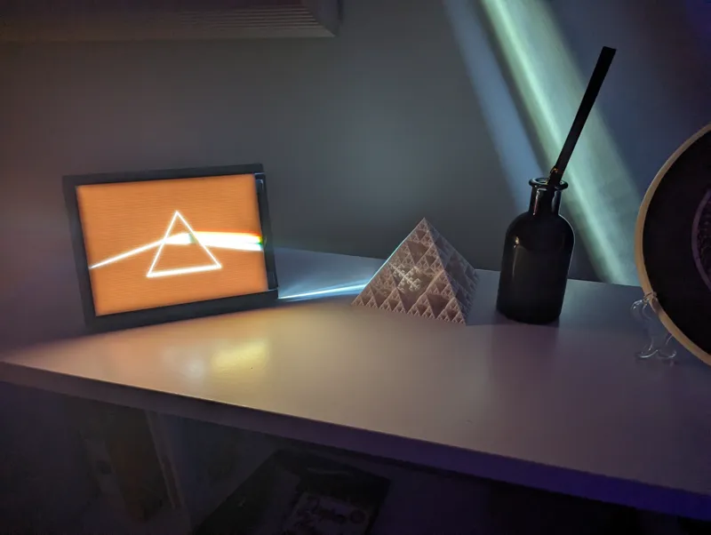 Dark Side of the Moon Album Color Lithophane