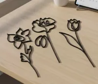 All flowers - 0.2mm layer, 2 walls, 15% infill