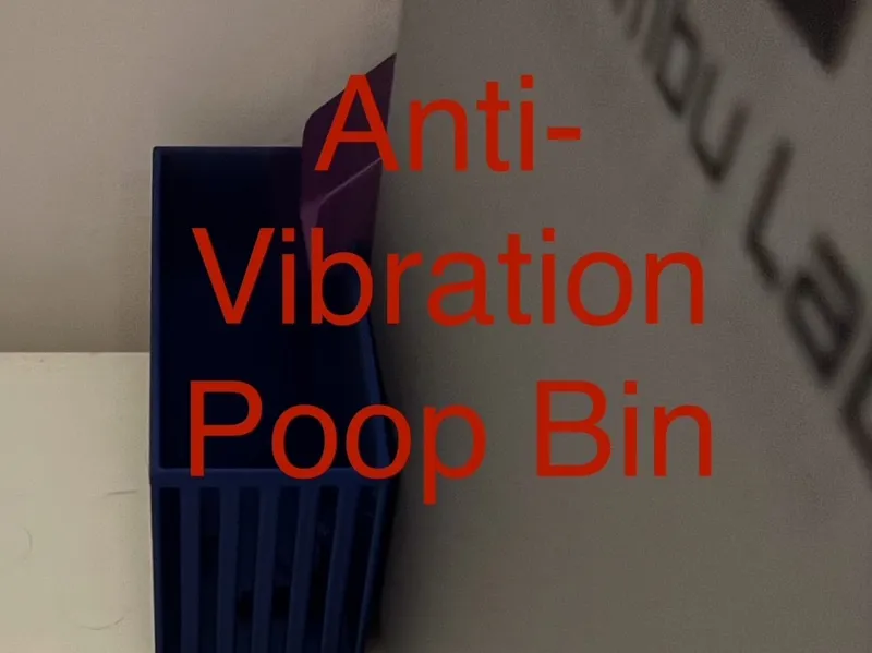 Anti-Vibration Poop Bin