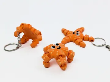 Objeto manipulable: Articulated Starfish - Strong Joints — vista de referencia 4