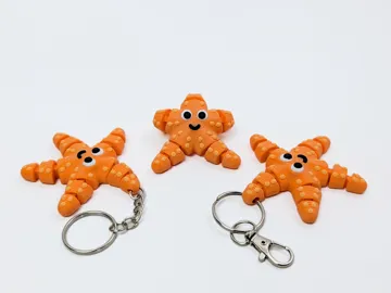 Objeto manipulable: Articulated Starfish - Strong Joints — vista de referencia 2