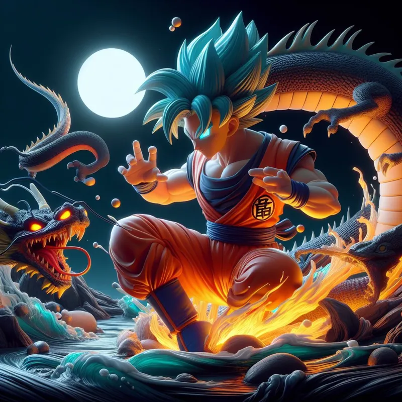 DragonBall Goku hueforge