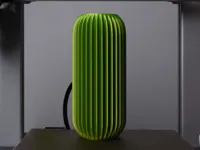 0.2mm layer, 2 walls, 0% infill - bottom 2 mm solid mod