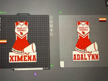 Letrero o emblema decorativo: CUSTOMIZABLE CHEER SPIRIT STICK TEMPLATE — vista de referencia 5
