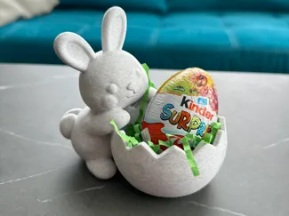 Cute Easter Bunny Kinder Surprise egg holder