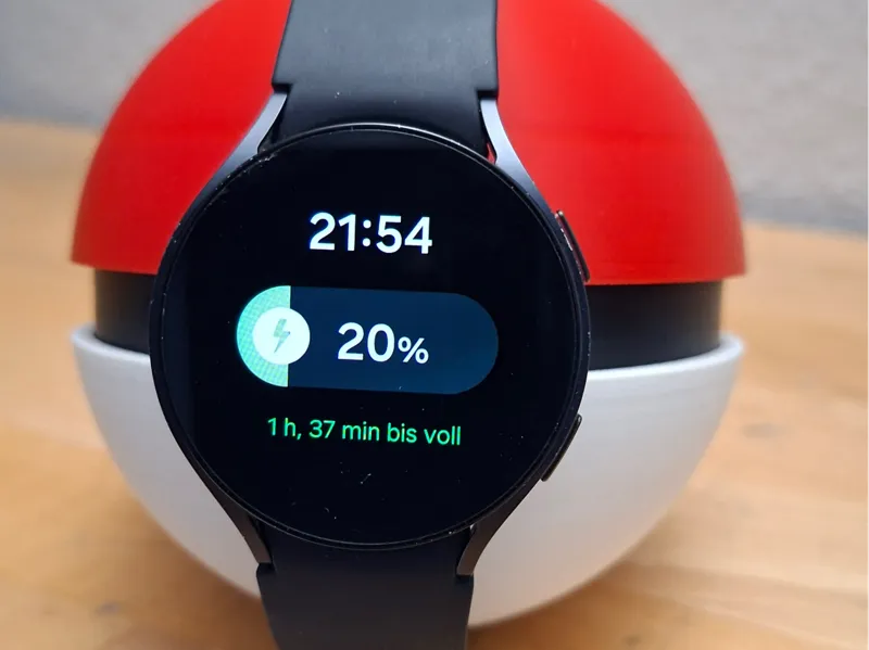 Pokeball Charger for Galaxy Watch (USB C charger)