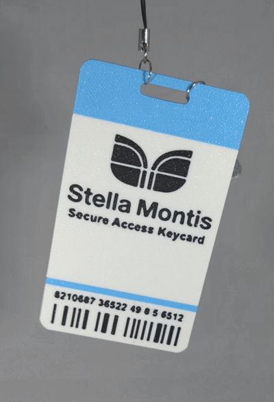 Checkpoint Key Card Stella Montis Security Checkpoint key card - Free 3D Print Model ...
