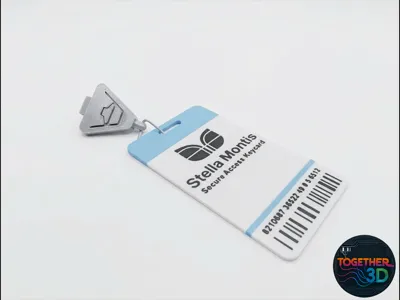 Checkpoint Key Card Stella Montis Security Checkpoint key card - Free 3D Print Model ...