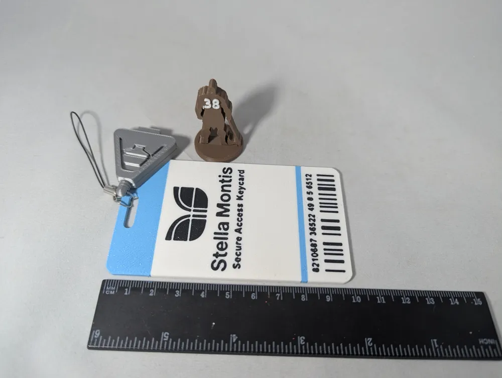 Checkpoint Key Card Stella Montis Security Checkpoint key card - Free 3D Print Model ...