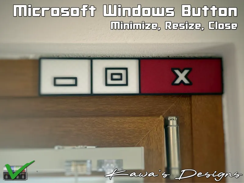 Window Buttons Names Kawa's Designs | Published - MakerWorld