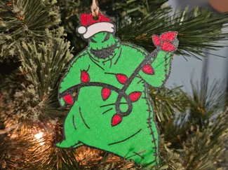 Oogie Boogie Christmas Ornament