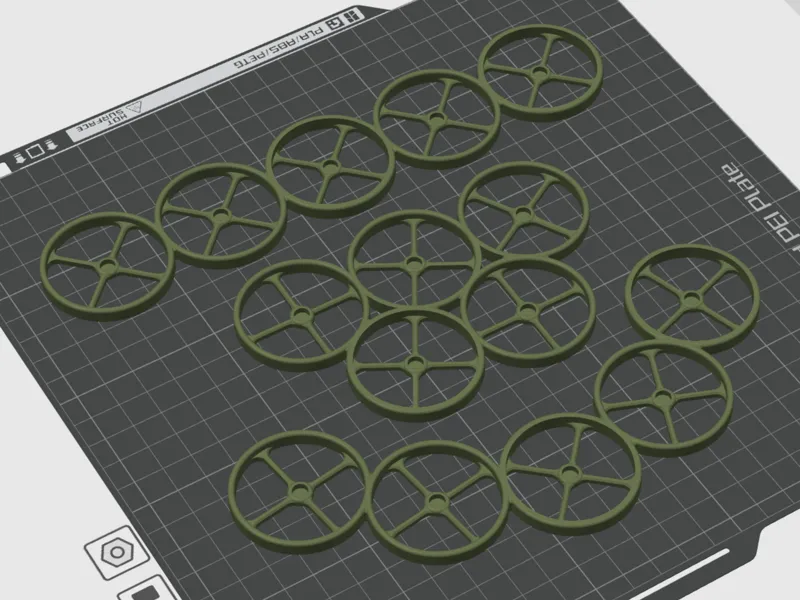 Wargaming movement trays 40mm