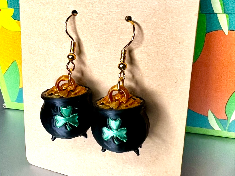 Pot of Gold Earrings
