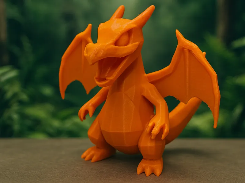 Low Poly Charizard / Glurak