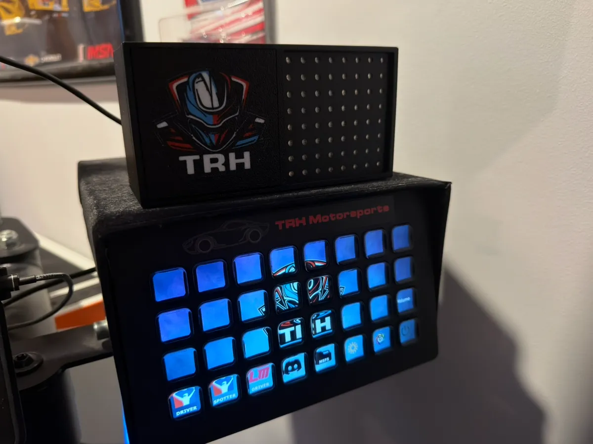 Sim Racing LED Matrix Housing - Free 3D Print Model - MakerWorld