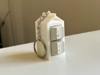 Porte-clés fidget clicker façon touche de clavier — photo 2
