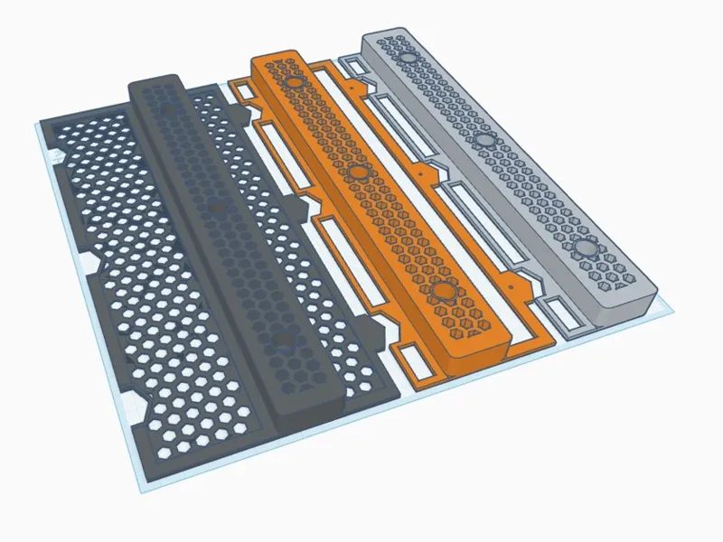 Shelf runners for 405mm Tactix organisers. 