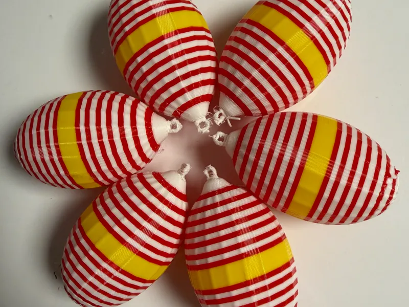 Easter egg with structure