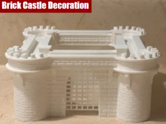 Brick Castle Decoration
