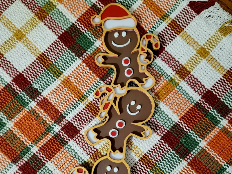 Stacked Gingerbread Trio