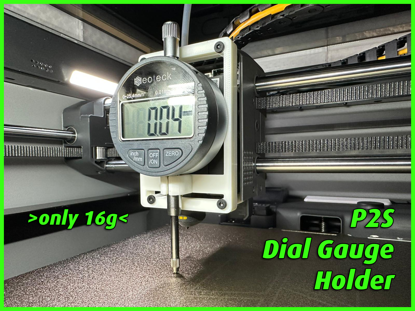 P2S - Lightweight Dial Gauge Holder